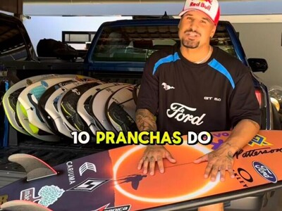 Italo Ferreira vende 10 pranchas autografadas e arrecada R$ 100 mil para ajudar vítimas das enchentes no RS